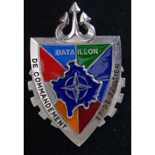 BCS KOSOVO : BATAILLON COMMANDEMENT ET SOUTIEN 8 COULEURS