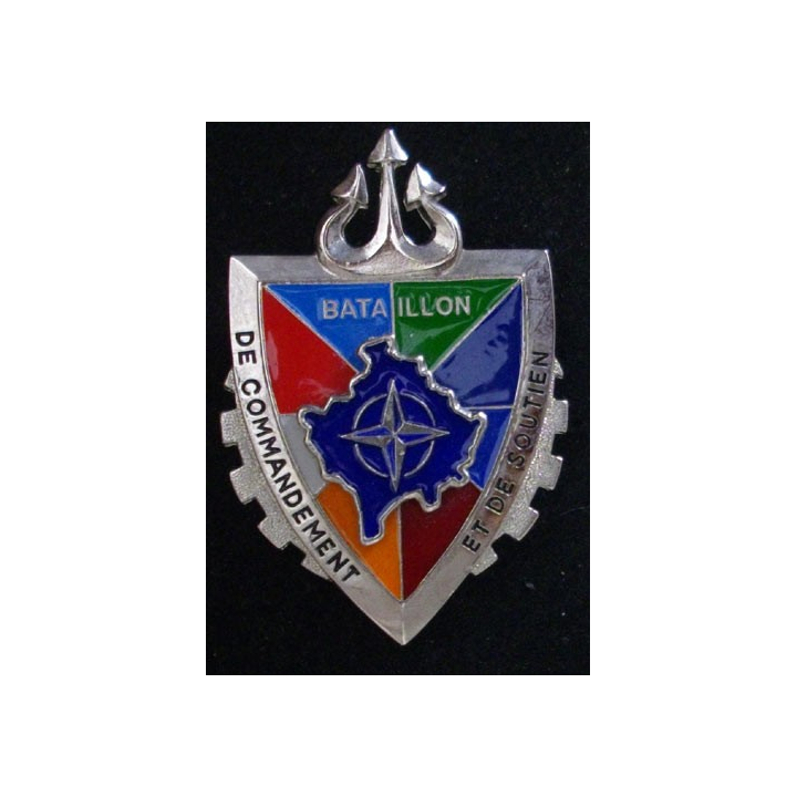 BCS KOSOVO : BATAILLON COMMANDEMENT ET SOUTIEN 8 COULEURS