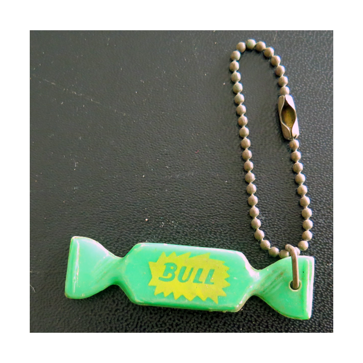 Porte clefs Vintage des années 1950-1960 : Bull Lorette