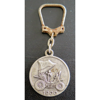 Porte clefs Vintage des années 1950-1960 : Biscuiterie confiserie chocolaterie Jony