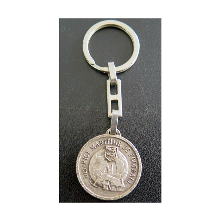 Porte clefs Vintage des années 1950-1960 : District maritime de Football