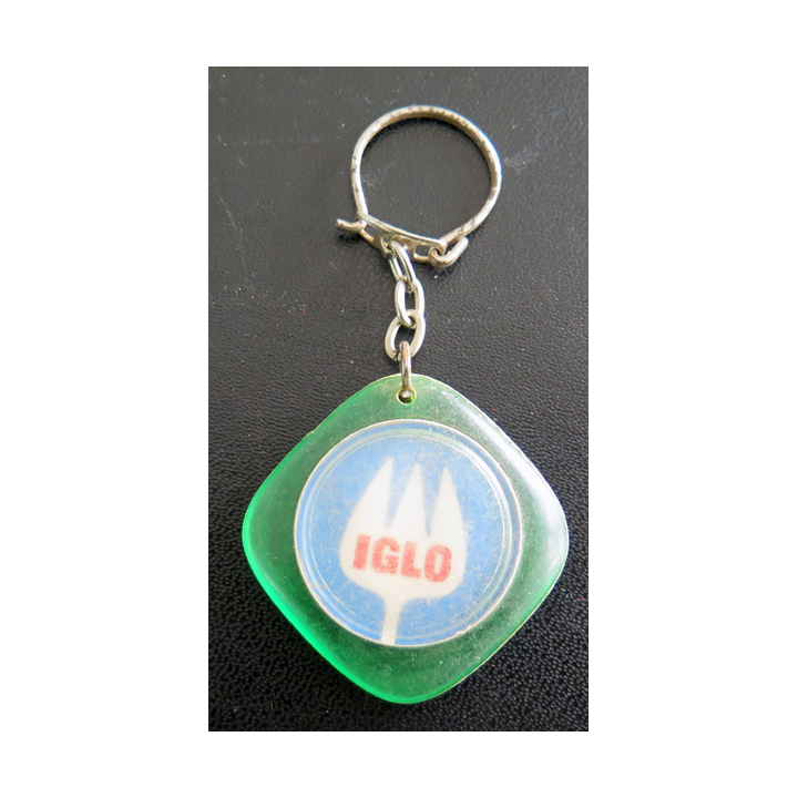 Porte clefs Vintage des années 1950-1960 : aliments surgelés Igloo