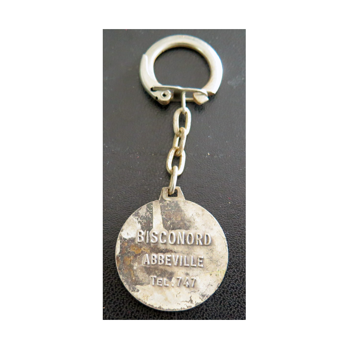 Porte clefs Vintage des années 1950-1960 : Bisconord Abbeville