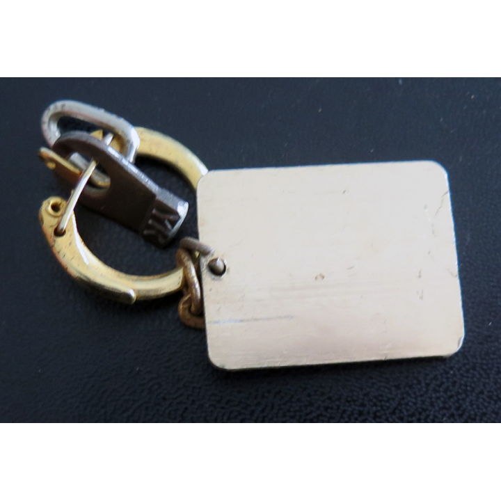 Porte clefs Vintage des années 1950-1960 : Vannerie aluminium Sietom Paris