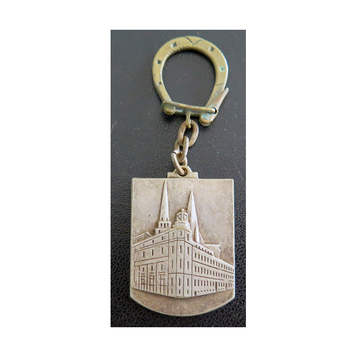 Porte clefs Vintage des années 1950-1960 : Les travailleurs français assurances Chartres