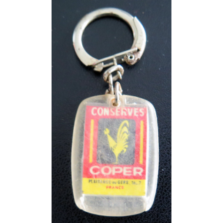 Porte clefs Vintage des années 1950-1960 : Conserves Coper