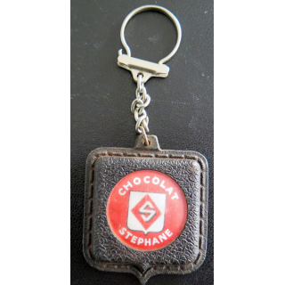 Porte clefs Vintage des années 1950-1960 : Chocolat Stéphane Halluin 59