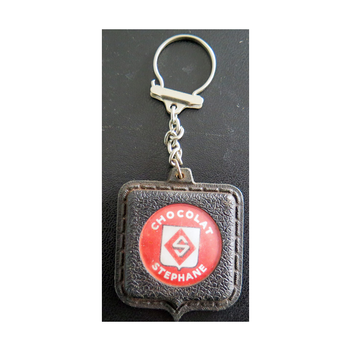 Porte clefs Vintage des années 1950-1960 : Chocolat Stéphane Halluin 59