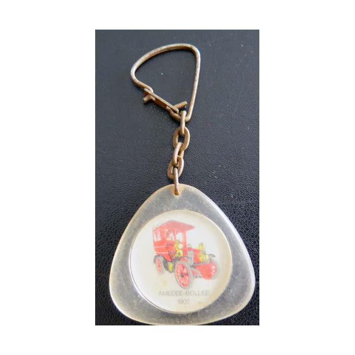 Porte clefs Vintage des années 1950-1960 : Caltex Amédée Bollée 1902