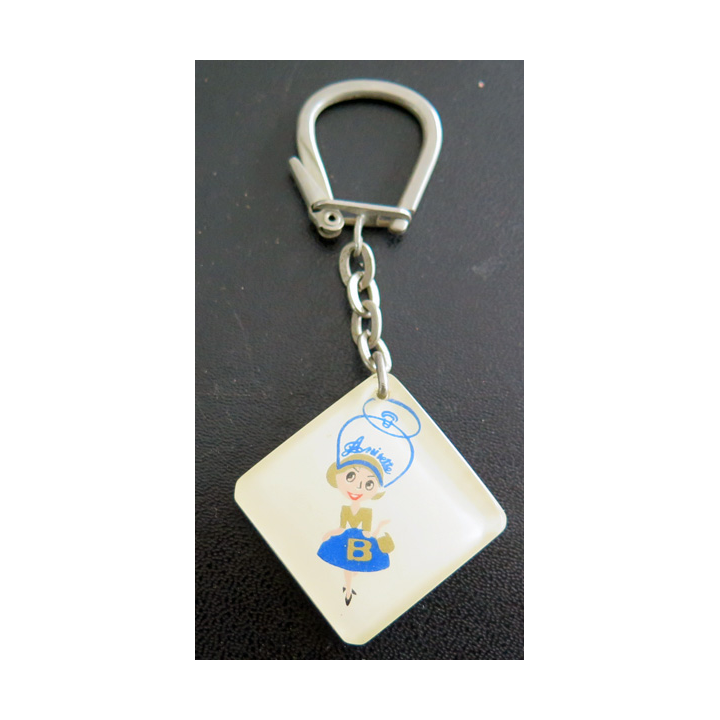 Porte clefs Vintage des années 19501960 : Marie Brizard