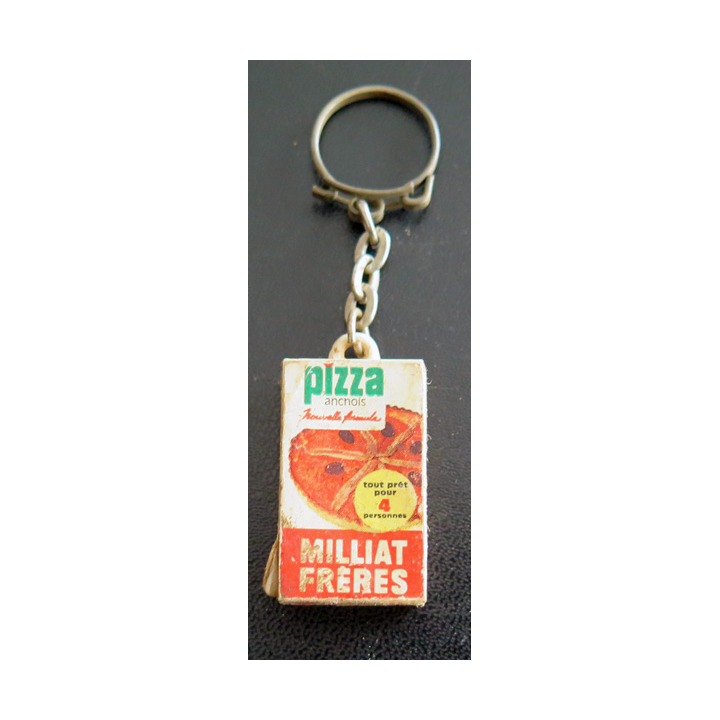 Porte clefs Vintage des années 19501960 : Pizza Milliat Frères