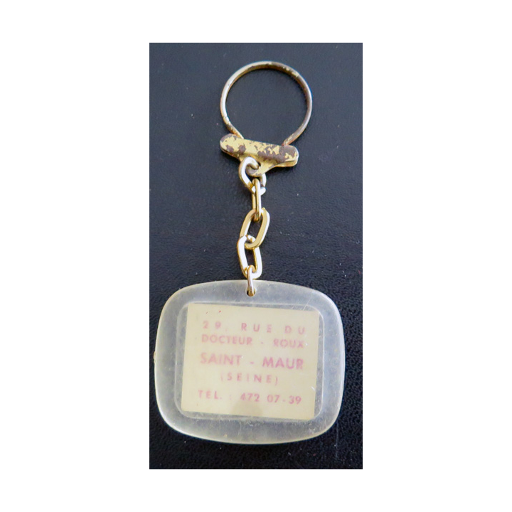Porte clefs Vintage des années 1950-1960 : Groder Saint-Maur
