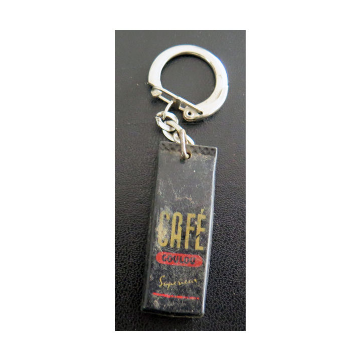 Porte clefs Vintage des années 1950-1960 : Café Goulou