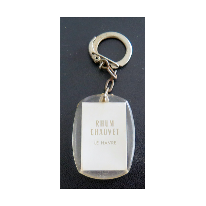 Porte clefs Vintage des années 1950-1960 : Rhum Chauvet
