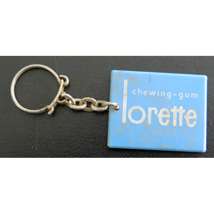 Porte clefs Vintage des années 1950-1960 : Chewing-gum Lorette chewing-gum Bell