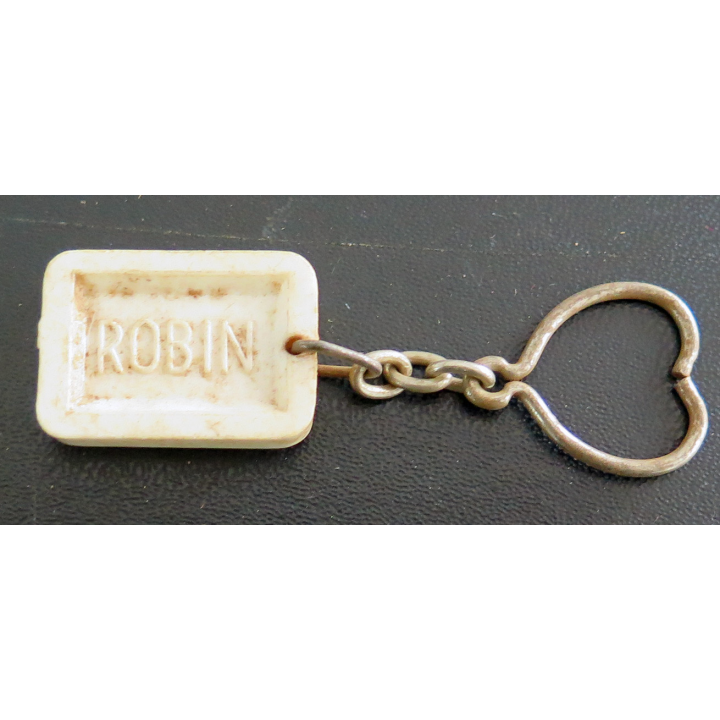 Porte clefs Vintage des années 1950-1960 : Robin Strasbourg