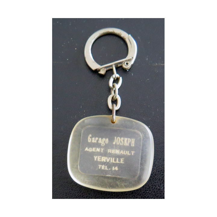 Porte clefs Vintage des années 1950-1960 : Garage Joseph Yerville