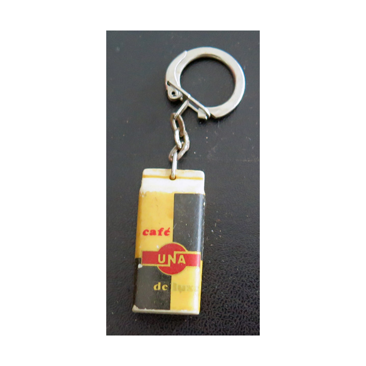 Porte clefs Vintage des années 1950-1960 : Café Una de Luxe