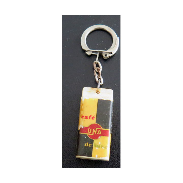 Porte clefs Vintage des années 1950-1960 : Café Una de Luxe