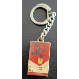 Porte clefs Vintage des années 1950-1960 : Cafés moulus Cigogne