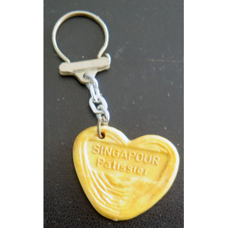 Porte clefs Vintage des années 1950-1960 : Singapour Patissier