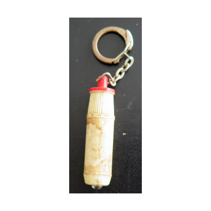 Porte clefs Vintage des années 1950-1960 : lampe de poche (difficile à ouvrir)