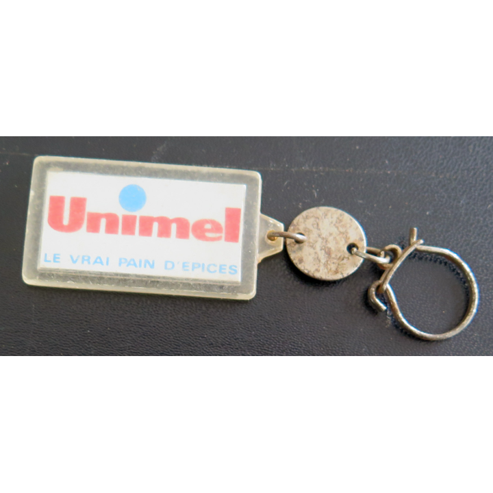 Porte clefs Vintage des années 1950-1960 : Pain d'épices UNIMEL
