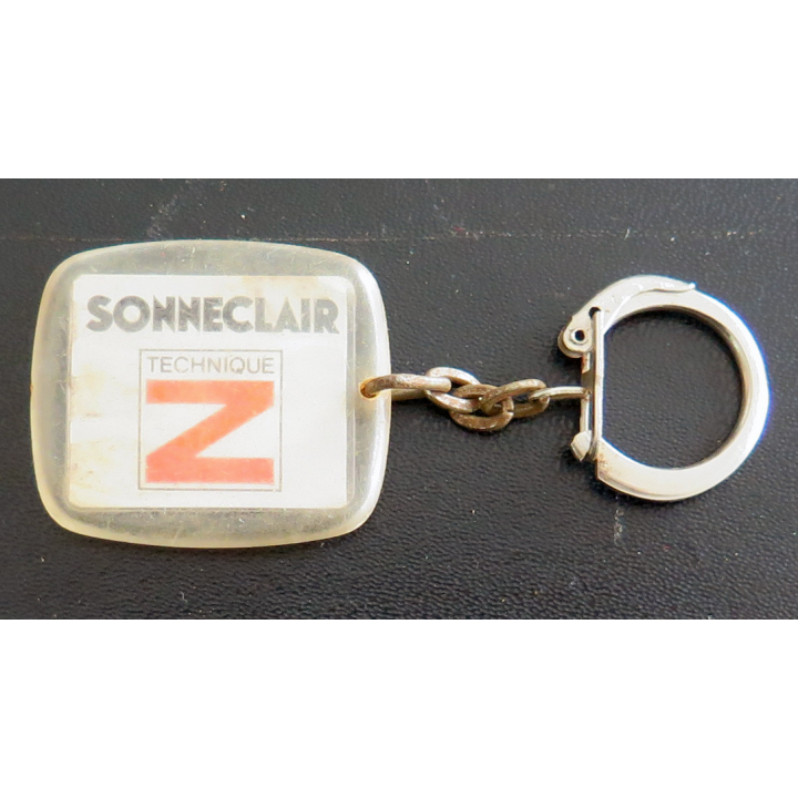 Porte clefs Vintage des années 1950-1960 : Radio Télévision Sonneclair