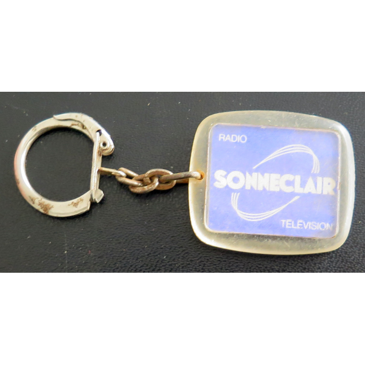 Porte clefs Vintage des années 1950-1960 : Radio Télévision Sonneclair