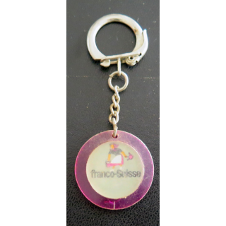 Porte clefs Vintage des années 1950-1960 : Fromagerie Franco Suisse