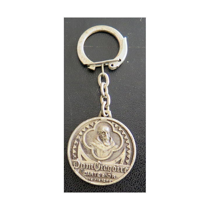 Porte clefs Vintage des années 1950-1960 : Vins fins Dom Grégoire Chante la Gloire