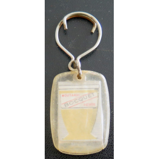 Porte clefs Vintage des années 1950-1960 : Moutarde Bocquet douce
