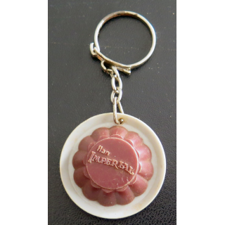 Porte clefs Vintage des années 1950-1960 : Flan impérial