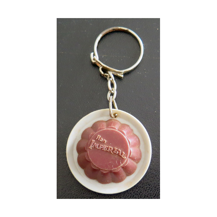 Porte clefs Vintage des années 1950-1960 : Flan impérial