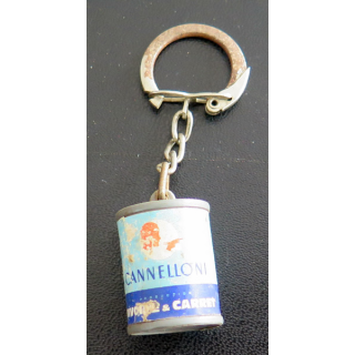 Porte clefs Vintage des années 1950-1960 : Cannelloni Rivoire et Carré