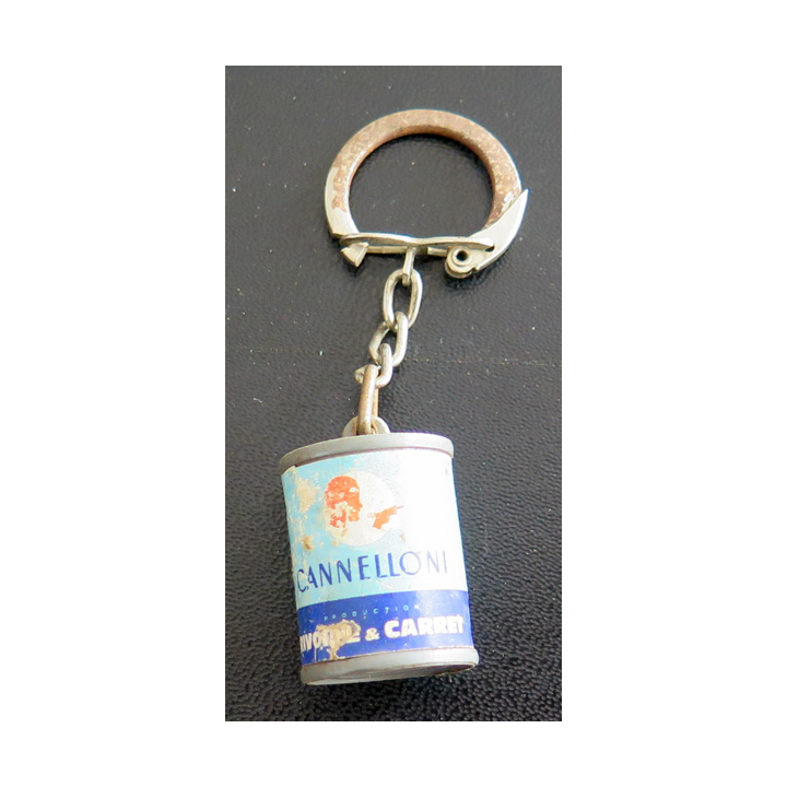 Porte clefs Vintage des années 1950-1960 : Cannelloni Rivoire et Carré