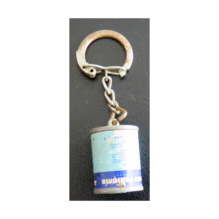 Porte clefs Vintage des années 1950-1960 : Cannelloni Rivoire et Carré