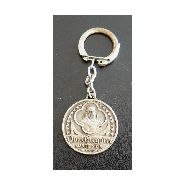 Porte clefs Vintage des années 1950-1960 : Vins fins Dom Grégoire Chante la Gloire