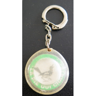 Porte clefs Vintage des années 1950-1960 : Mi-Cho-Co la Pie qui chante