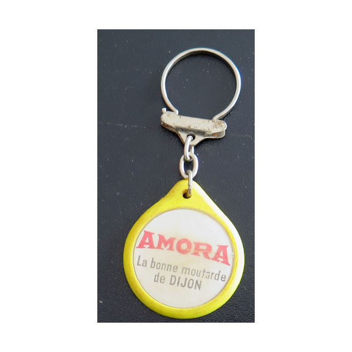 Porte clefs Vintage des années 1950-1960 : Amira la bonne moutarde de Dijon