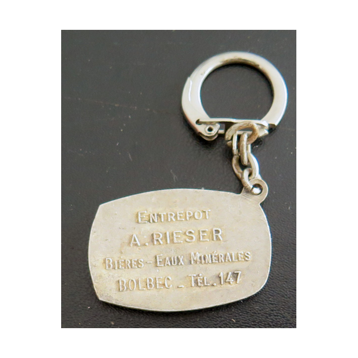 Porte clefs Vintage des années 1950-1960 : Entrepots A. Rieser Bolbec