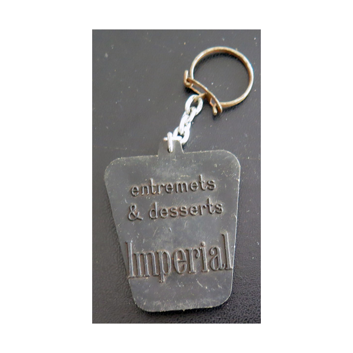 Porte clefs Vintage des années 1950-1960 : Entremets à desserts Impérial