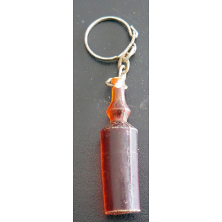 Porte clefs Vintage des années 1950-1960 : bouteille sans étiquette