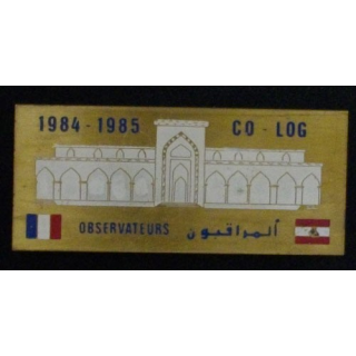 LIBAN : OBSERVATEURS CO-LOG 1984-1985