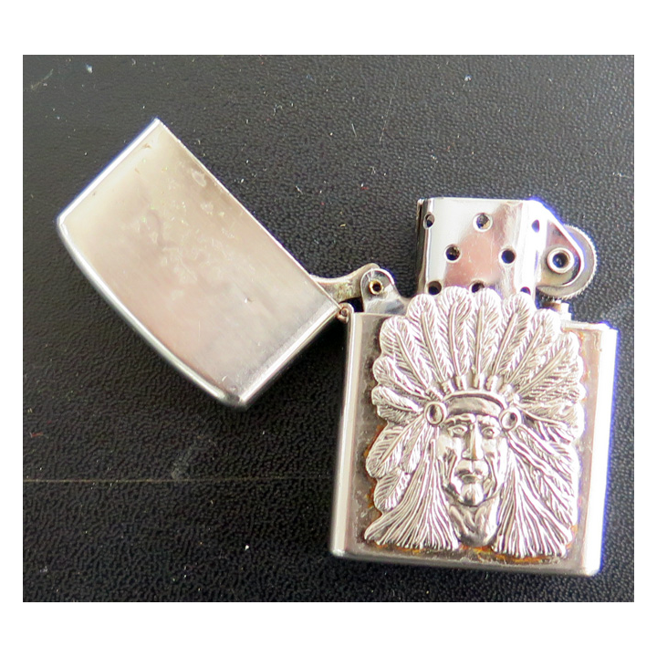 Briquet Zippo tête d'indien SAMED Korea
