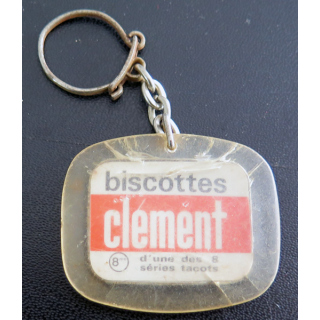 Porte clefs Vintage des années 1950-1960 : Biscottes Clément