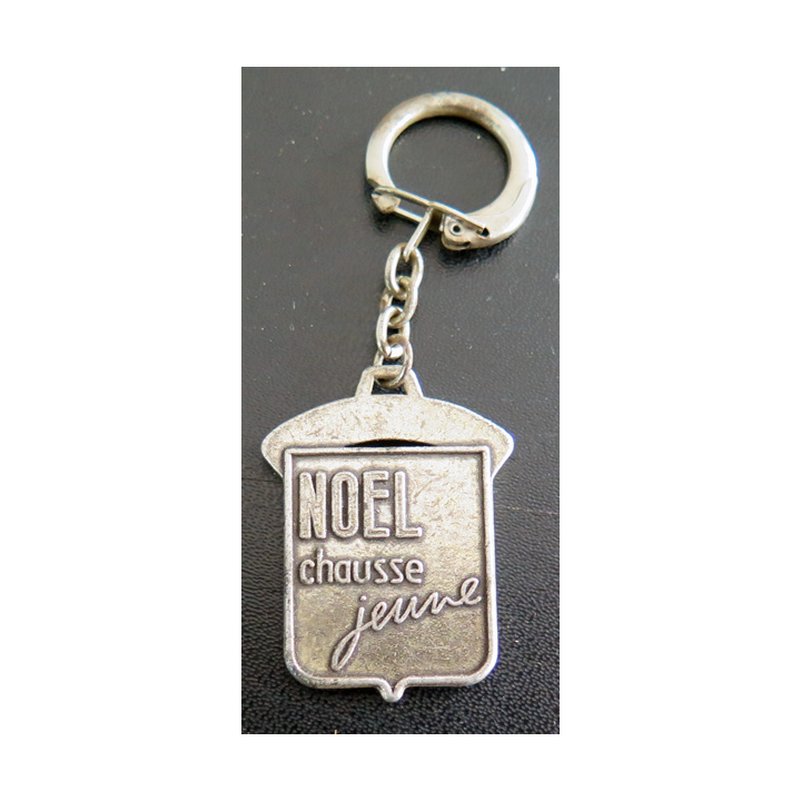 Porte clefs Vintage des années 1950-1960 : Young Banjo Noel chausse jeune