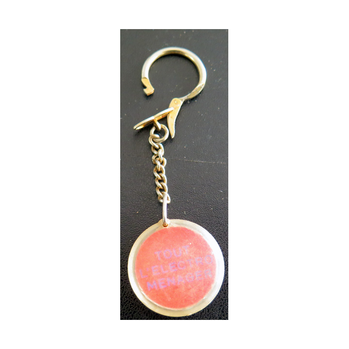 Porte clefs Vintage des années 1950-1960 : Entrepots Pierroux tout l'électroménager