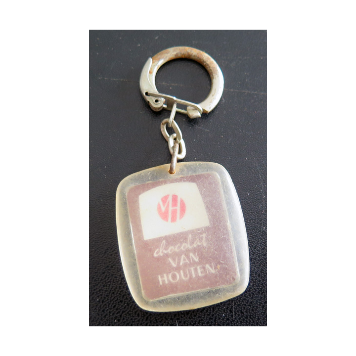 Porte clefs Vintage des années 1950-1960 : Chocolat Van Houten