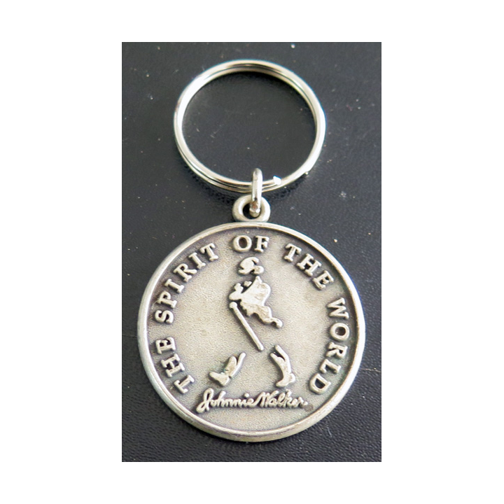 Porte clefs Vintage des années 1950-1960 : Johny Walker the spirit of the world